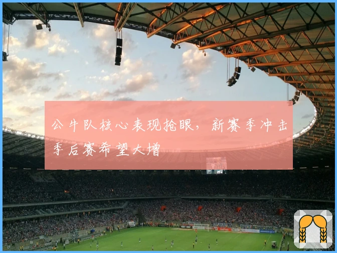 公牛队核心表现抢眼，新赛季冲击季后赛希望大增